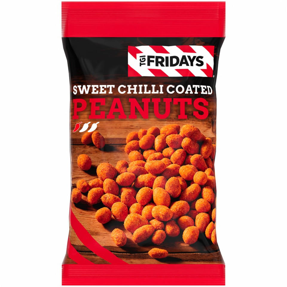 TGI Fridays Sweet Chilli Coated Peanuts 120g
