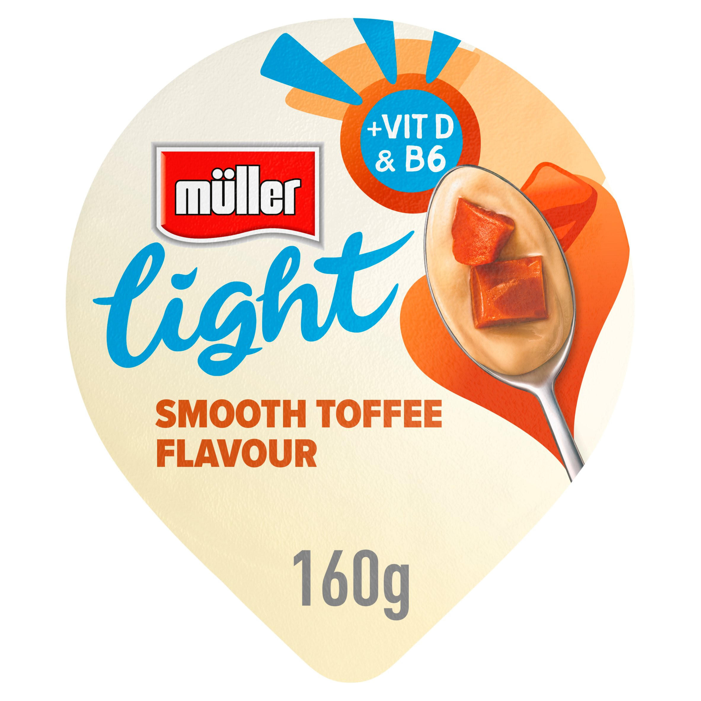 Müller Light Toffee Fat Free Yogurt 160g