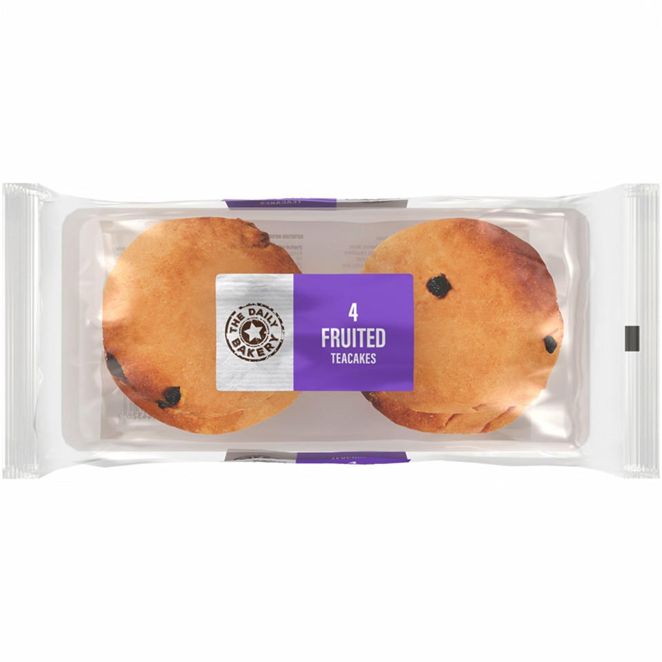 The Daily Bakery 4 Fruited Teacakes