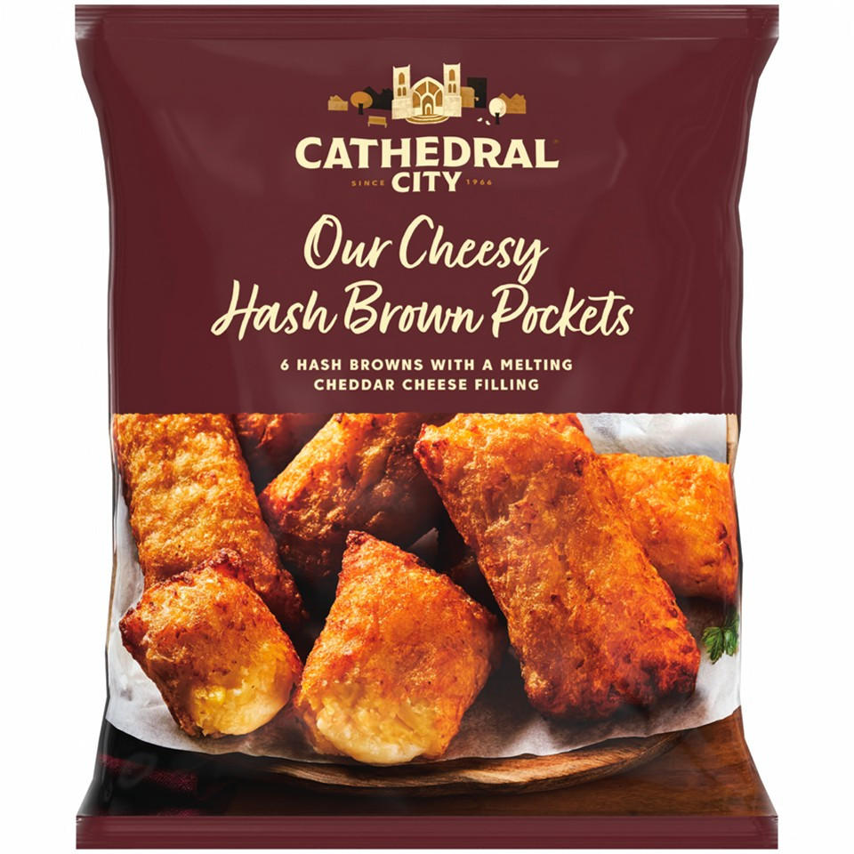 Cathedral City Our Cheesy Hash Brown Pockets 360g