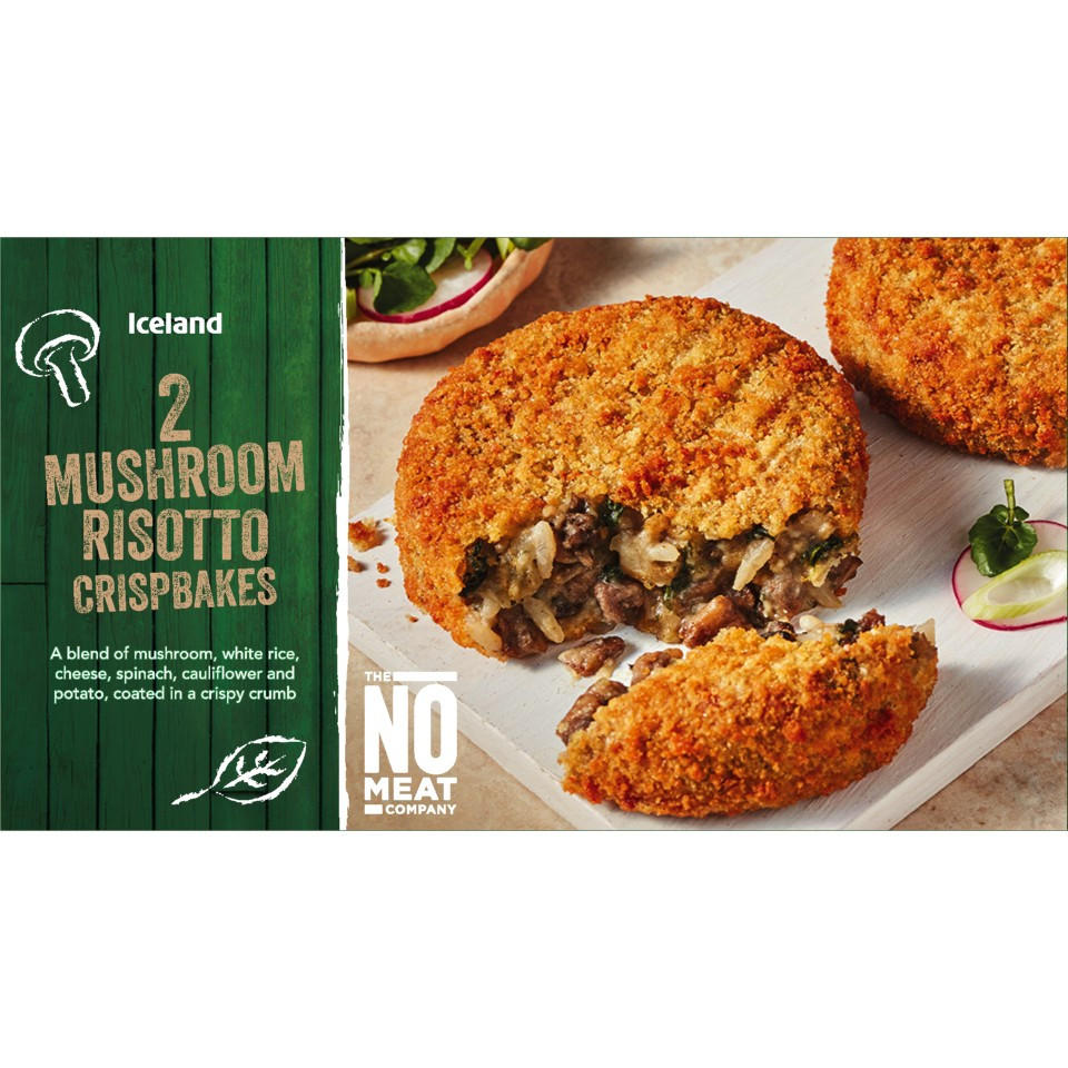 Iceland 2 Mushroom Risotto Crispbakes 240g