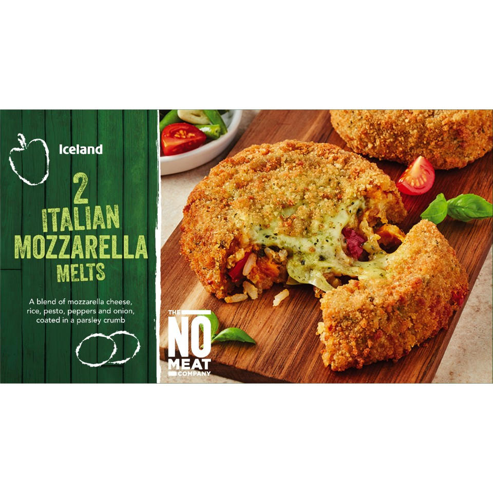 Iceland 2 Italian Mozzarella Melts 280g