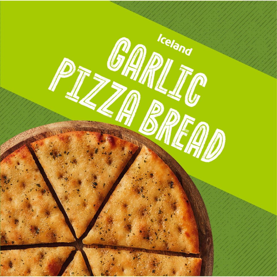 Iceland Garlic Pizza Bread 220g