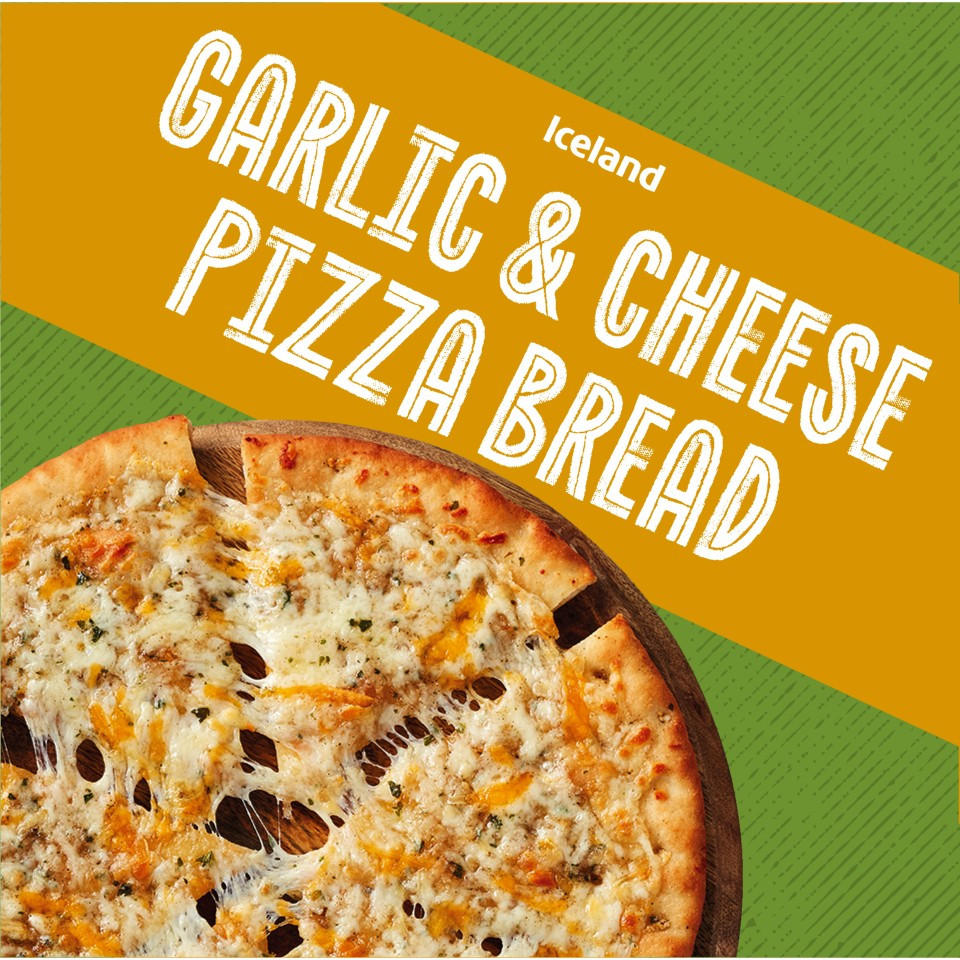 Iceland Garlic & Cheese Pizza Bread 245g