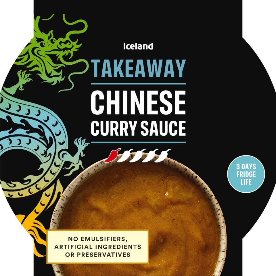 Iceland Takeaway Chinese Curry Sauce 300g