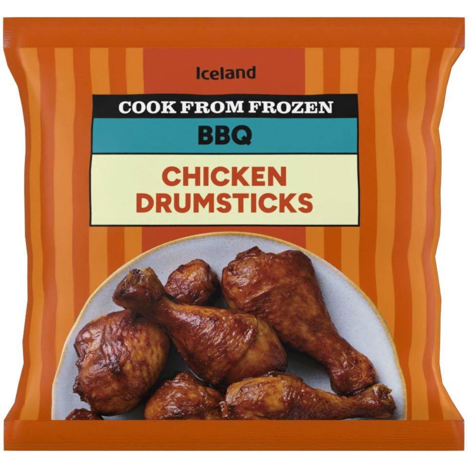 Iceland BBQ Chicken Drumsticks 1kg