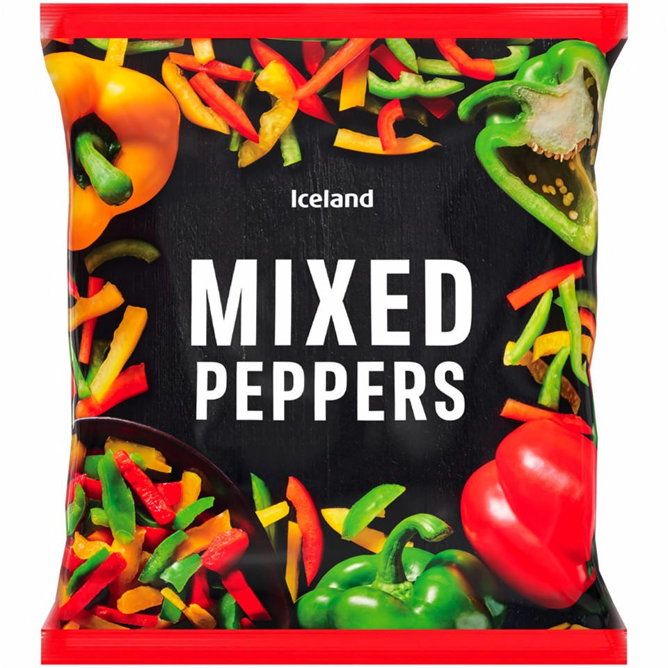 Iceland Mixed Peppers 780g