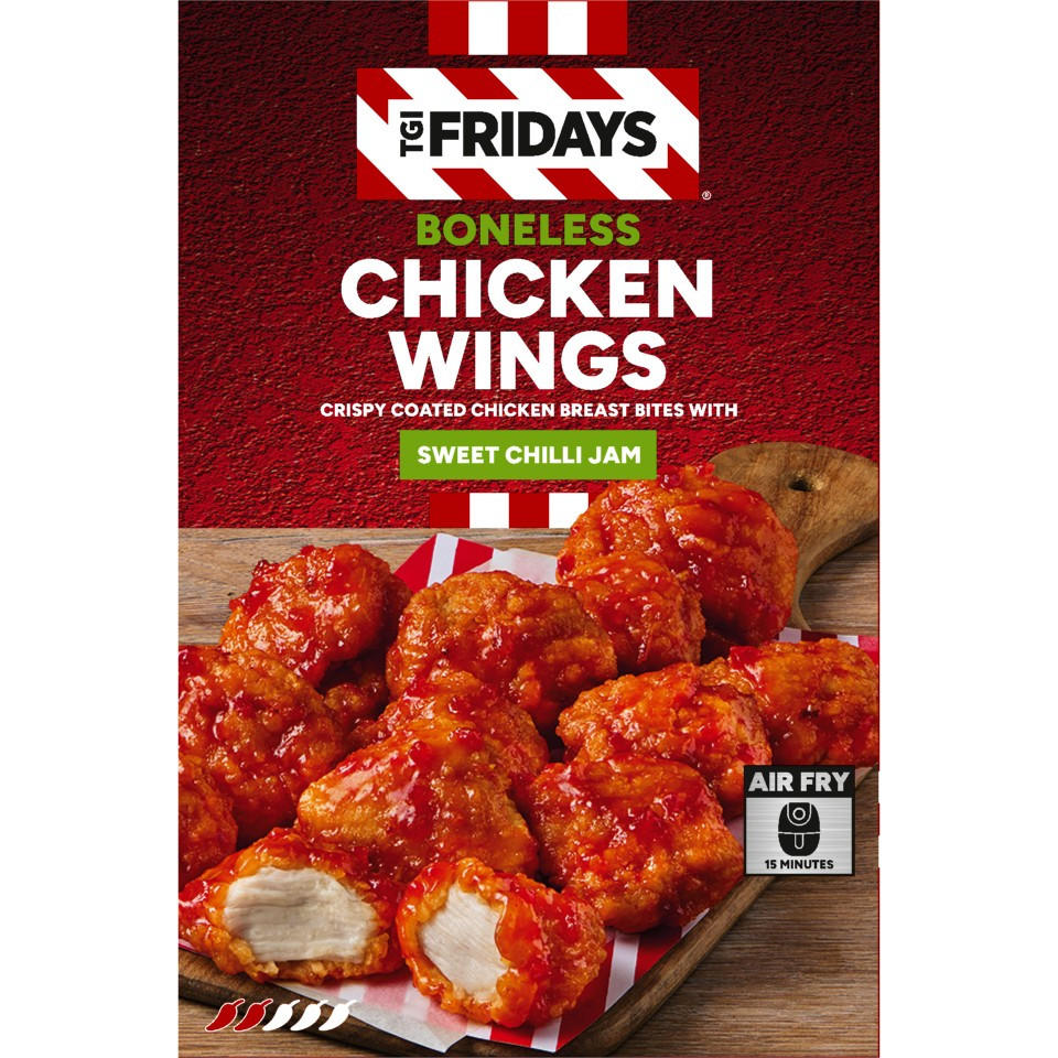 TGI 400g Boneless Chicken Wings With Sweet Chilli Jam