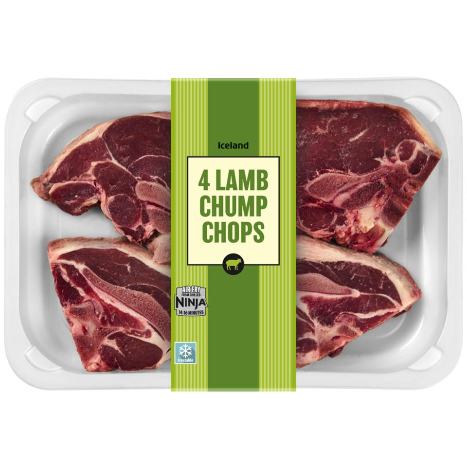 Iceland Lamb Chump Chops 360g
