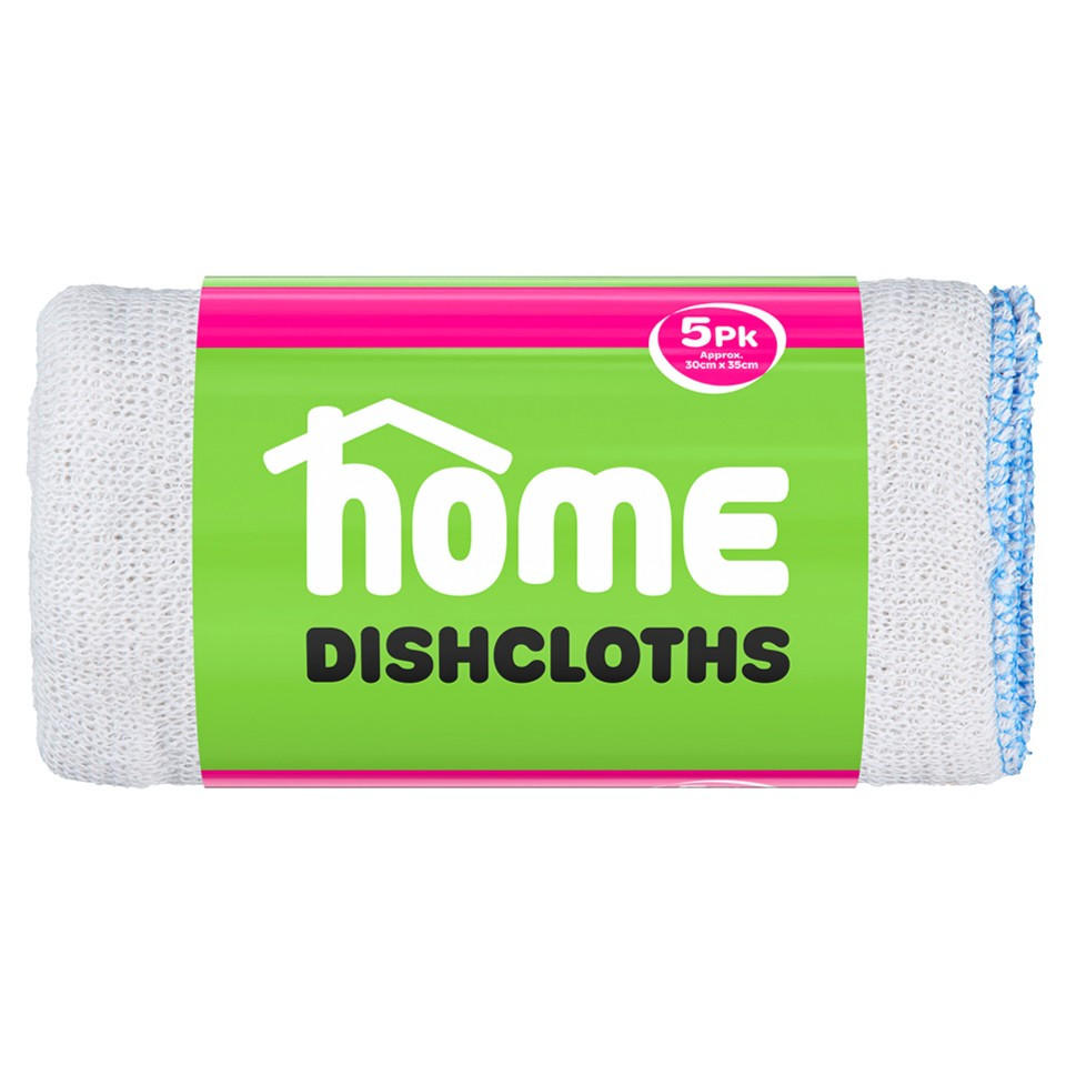 HOME 5pk Dishcloths