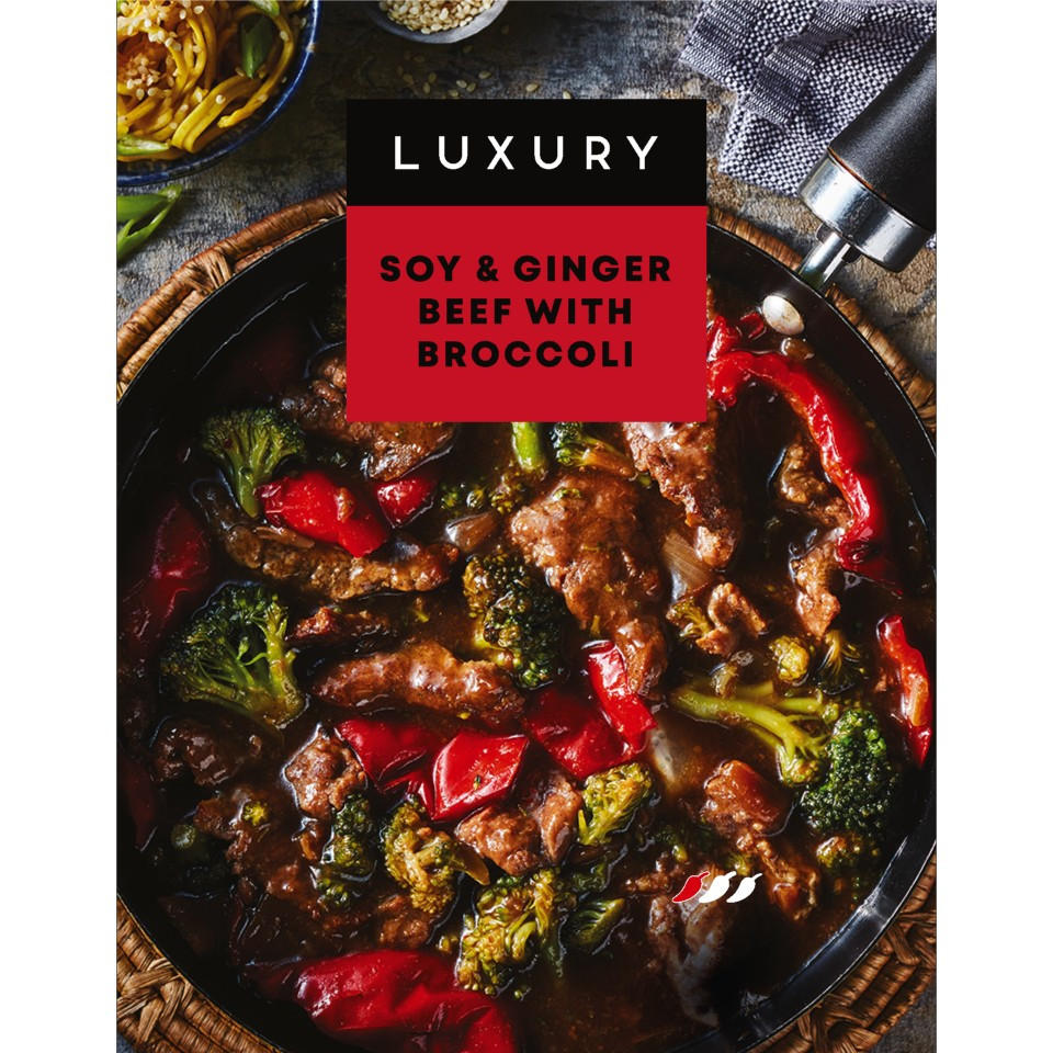 Iceland Luxury Soy & Ginger Beef with Broccoli 400g