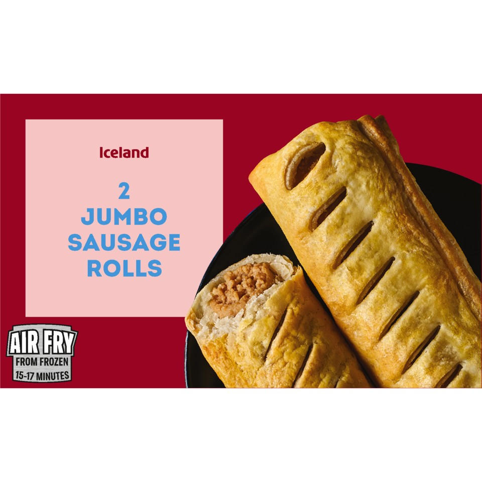 Iceland 2 Jumbo Sausage Rolls 280g