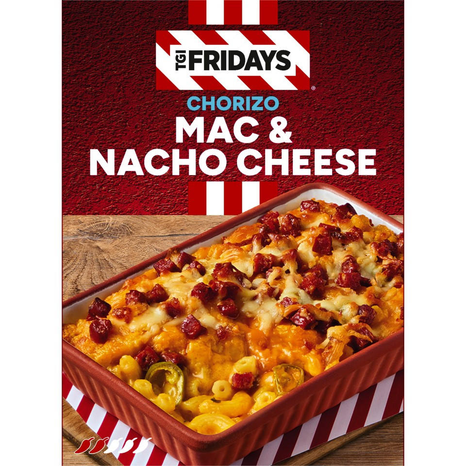 TGI Fridays Chorizo Mac & Nacho Cheese 400g