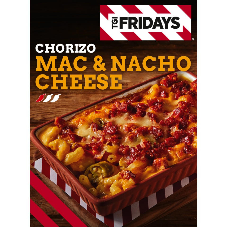 TGI Fridays Chorizo Mac & Nacho Cheese 400g