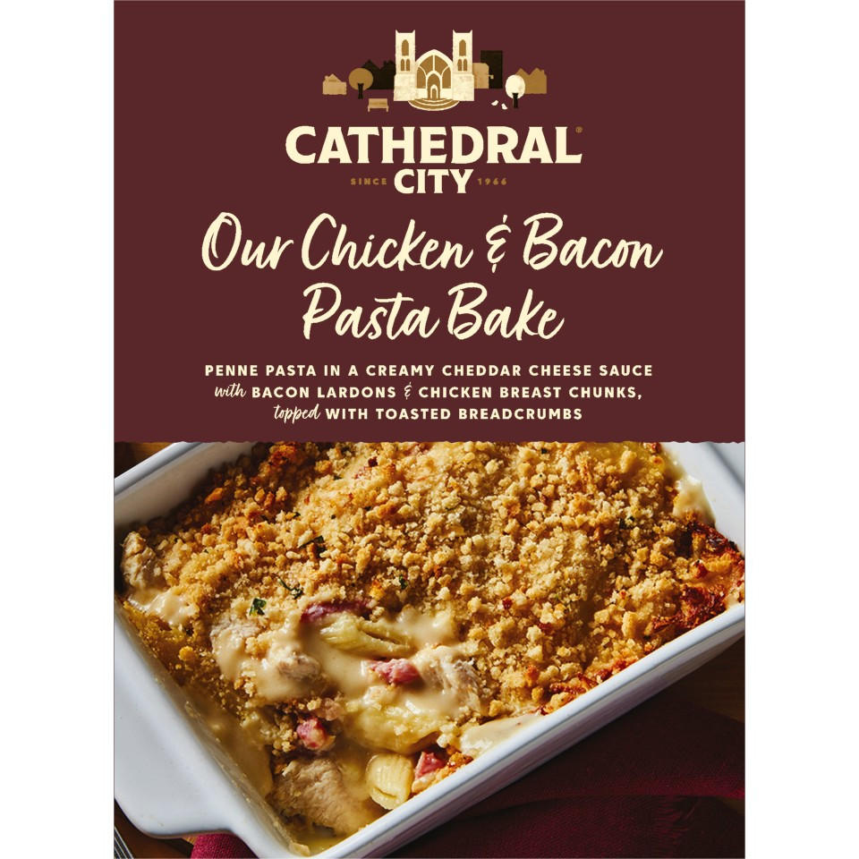 Cathedral City Our Chicken & Bacon Pasta Bake 400g
