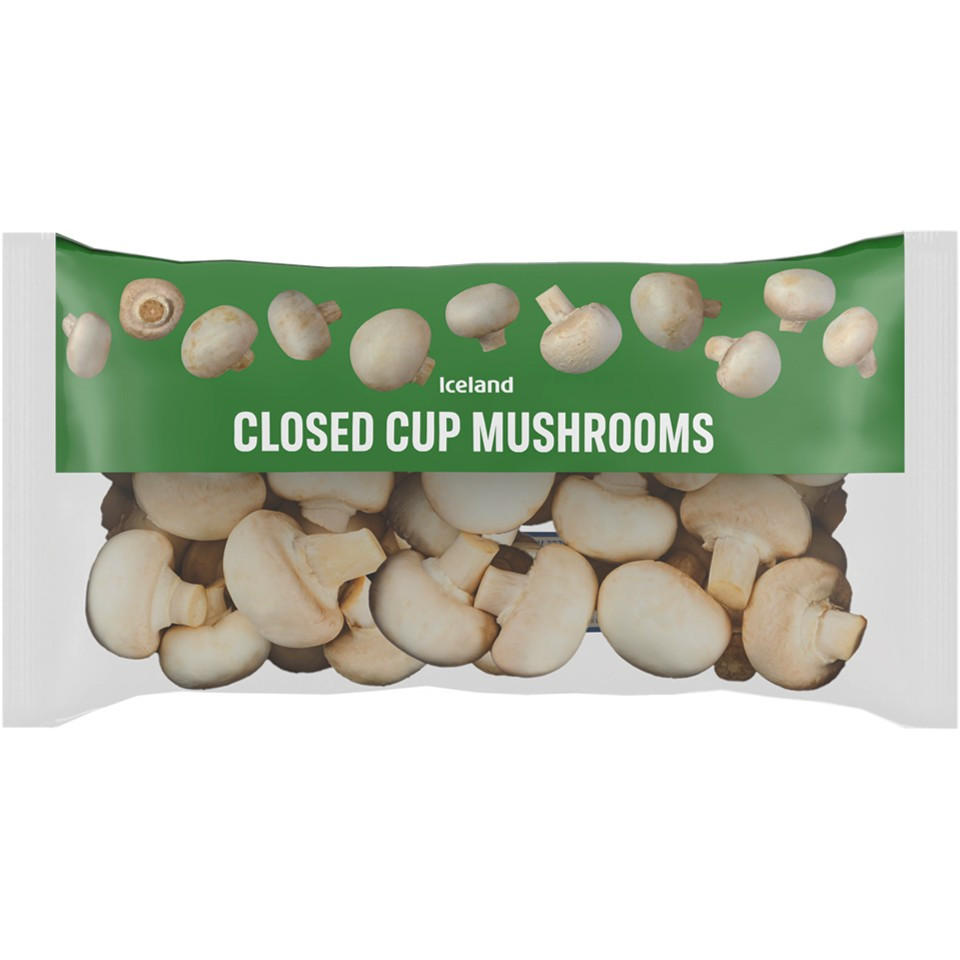 Iceland Closed Cup Mushrooms 300g