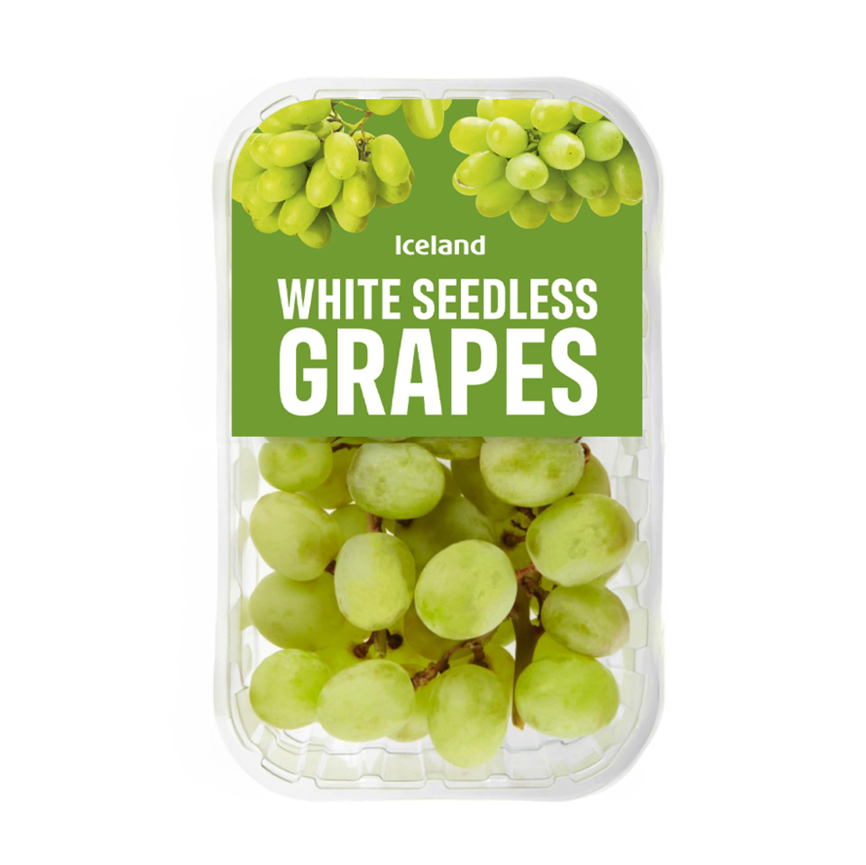 Iceland White Seedless Grapes 400g
