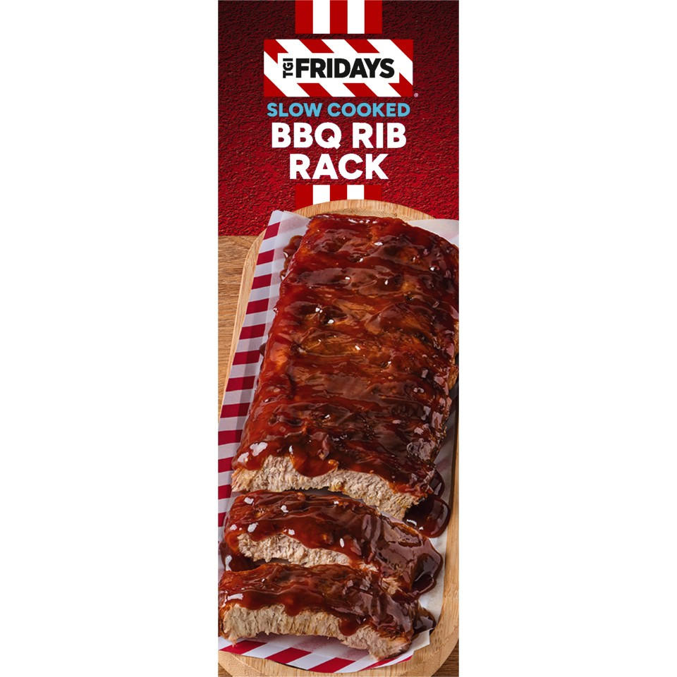 TGI Fridays Slow Cooked BBQ Rib Rack 600g
