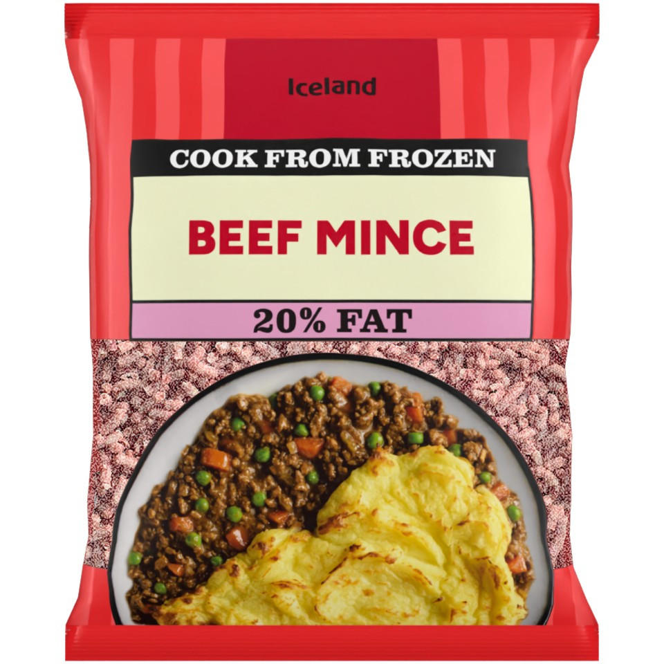 Iceland Beef Mince 20% Fat 600g