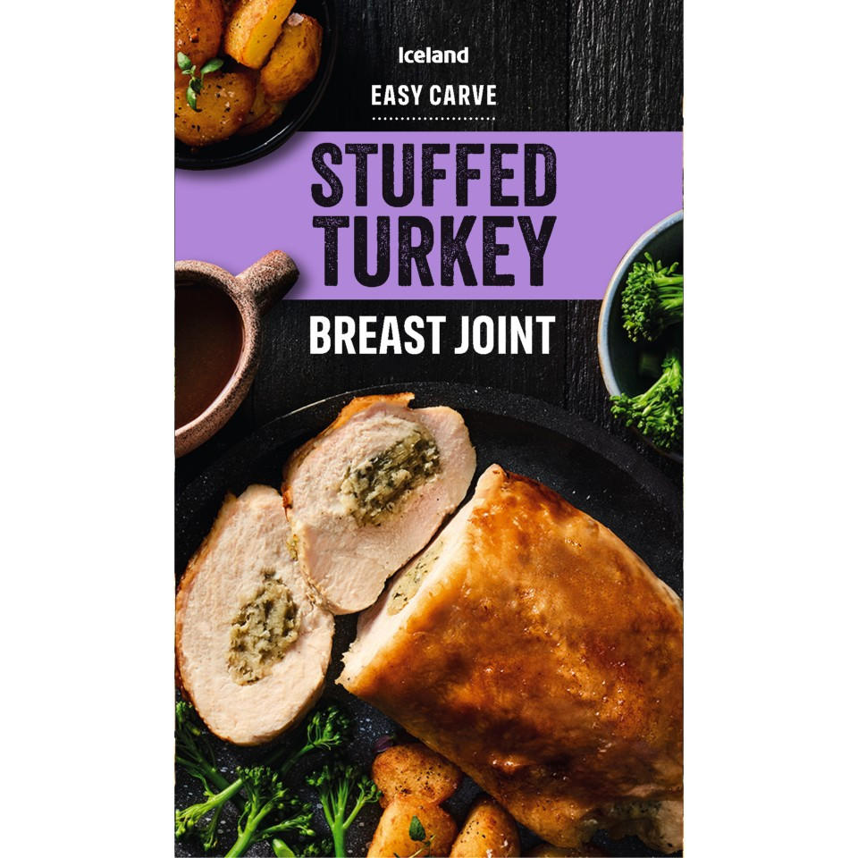 Iceland Stuffed Turkey Breast Joint 500g