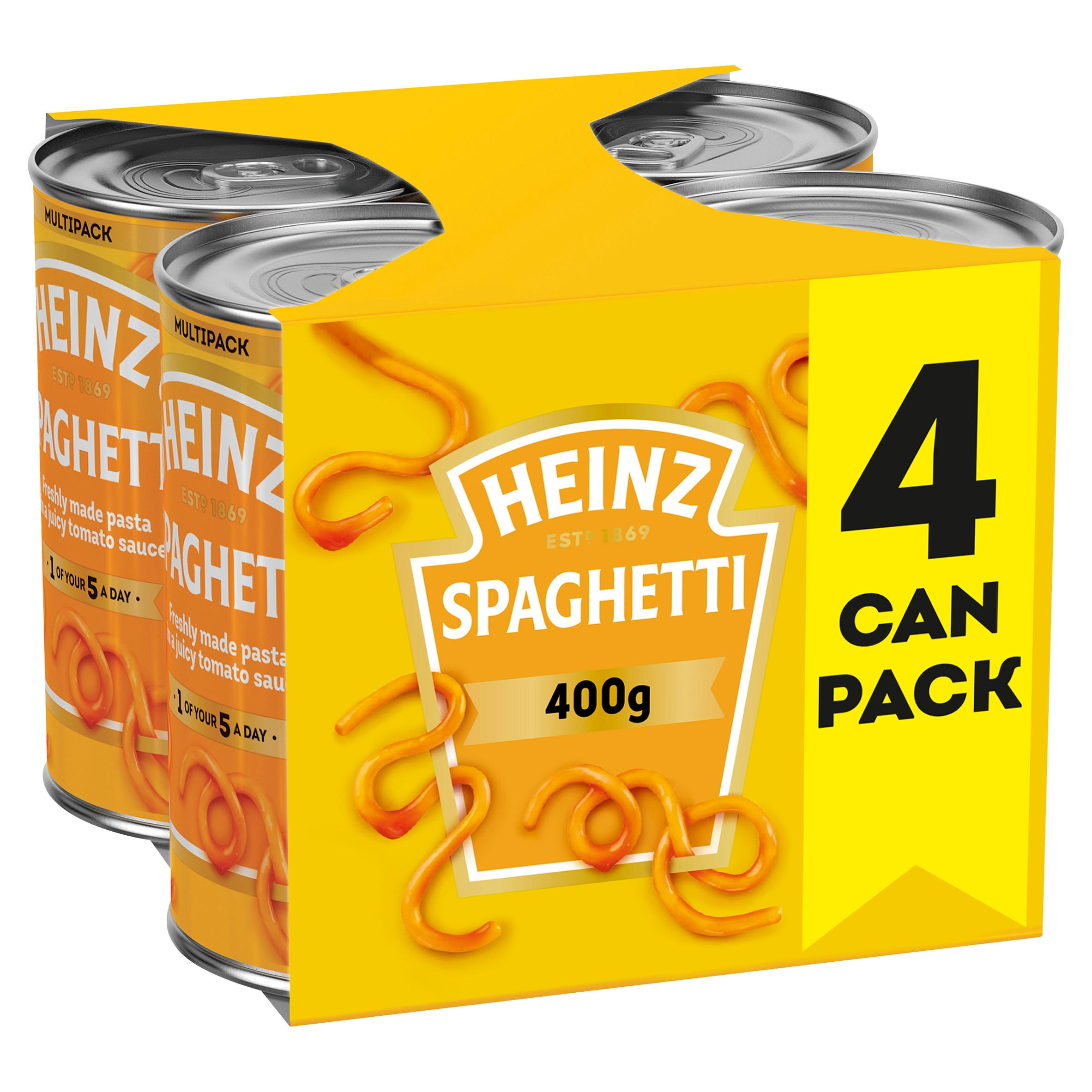 Heinz Tinned Spaghetti 4 x 400g