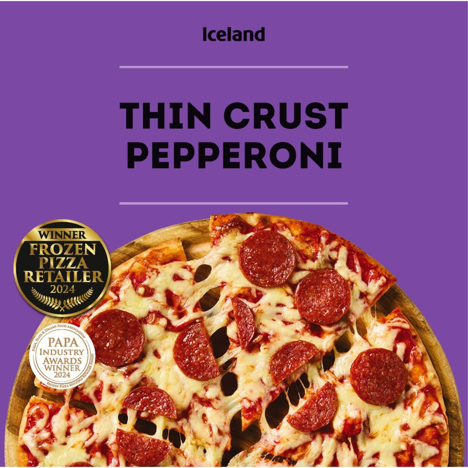 Iceland Thin Crust Pepperoni 314g