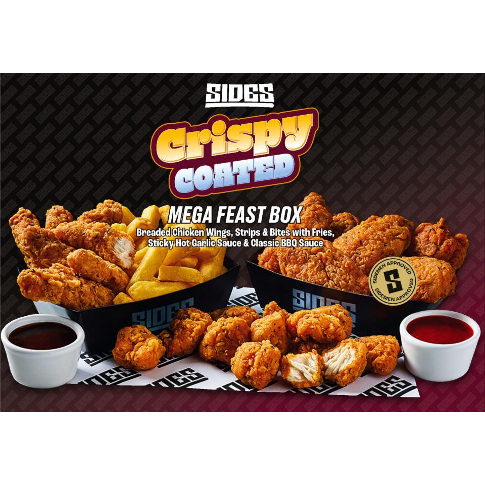 Sides Crispy Coated Mega Feast Box 1kg