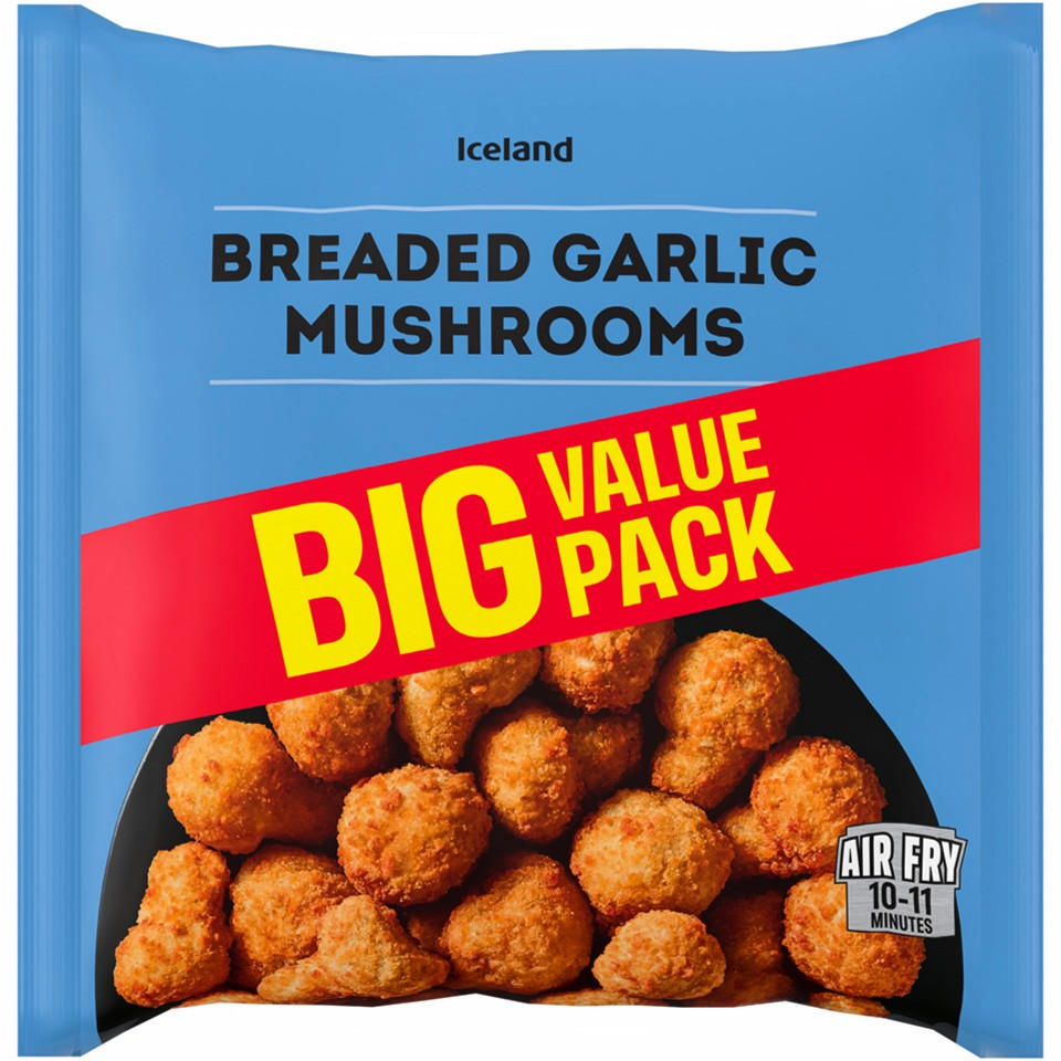 Iceland Breaded Garlic Mushrooms 350g