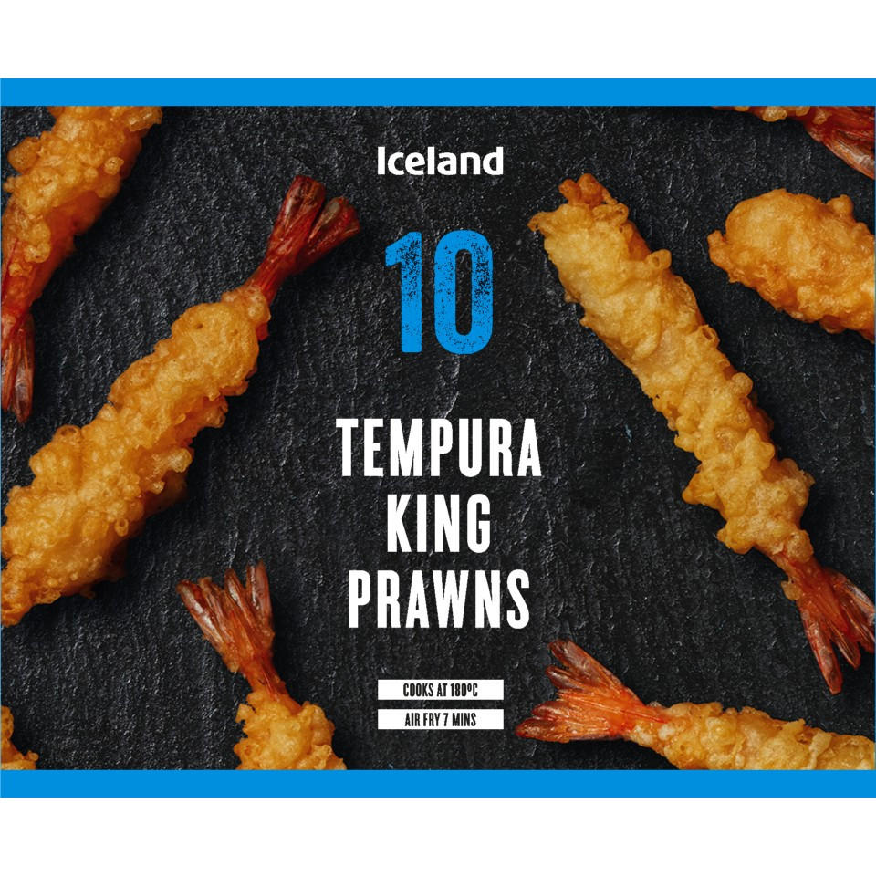 Iceland 10 Tempura King Prawns 130g