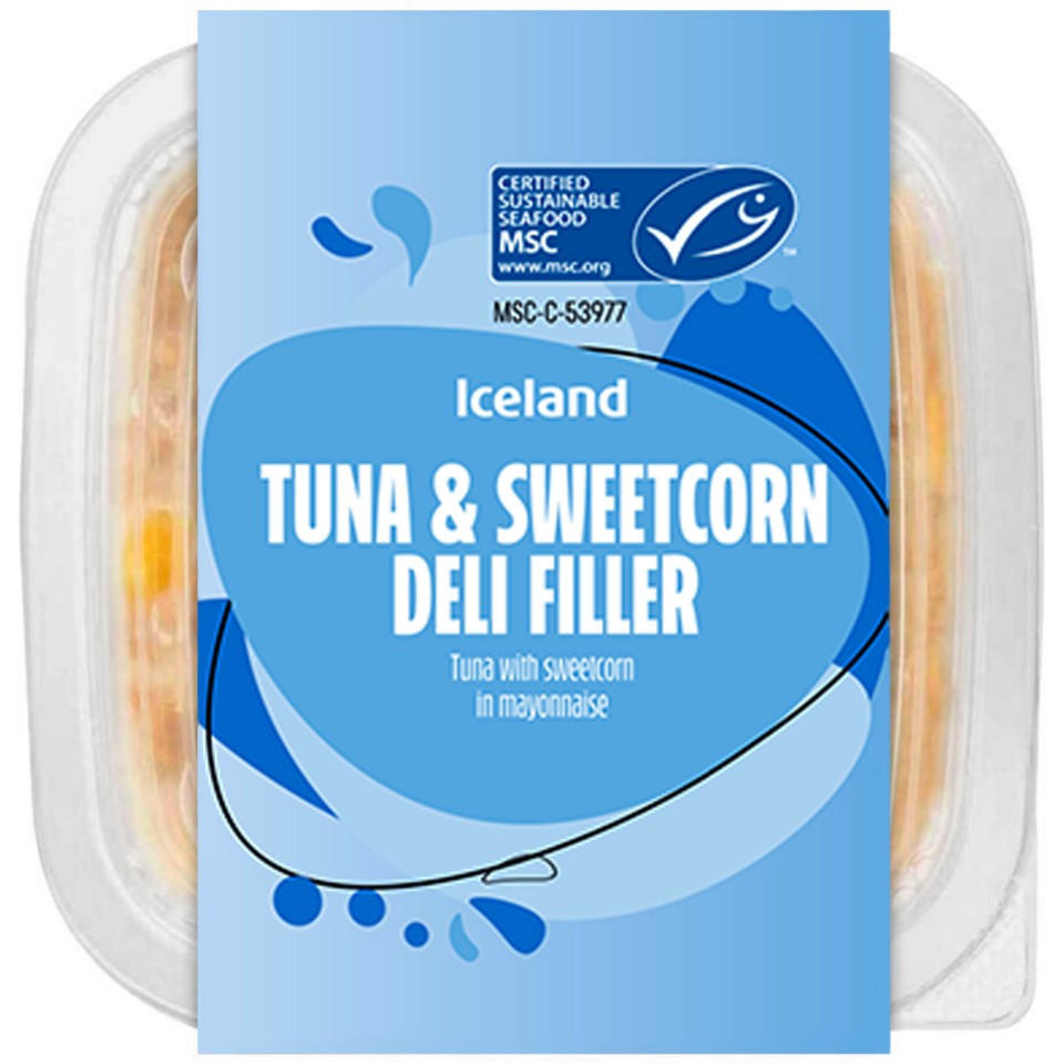 Iceland Tuna & Sweetcorn Deli Filler 225g