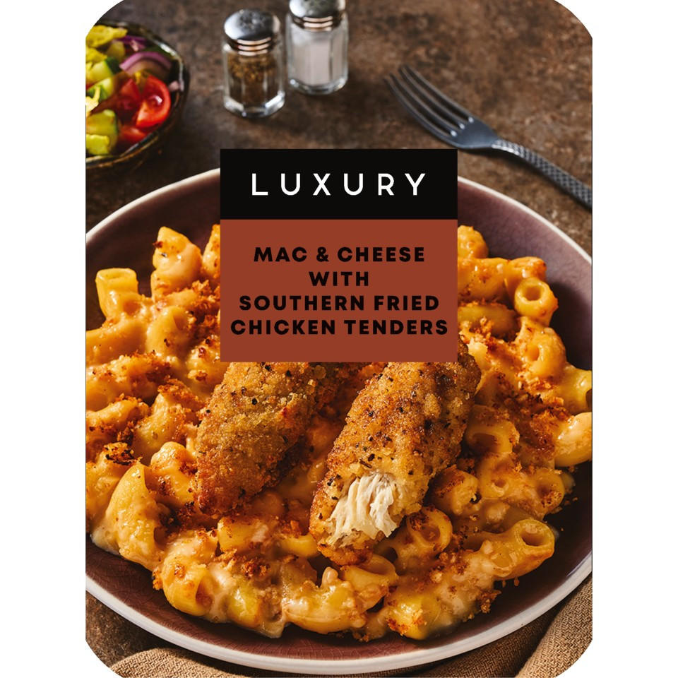 Iceland Luxury Mac & Cheese with Southern Fried Chicken Tenders 400g