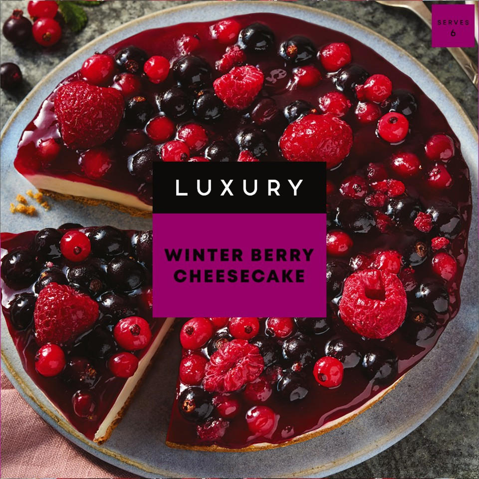 Iceland Luxury Winterberry Cheesecake 460g