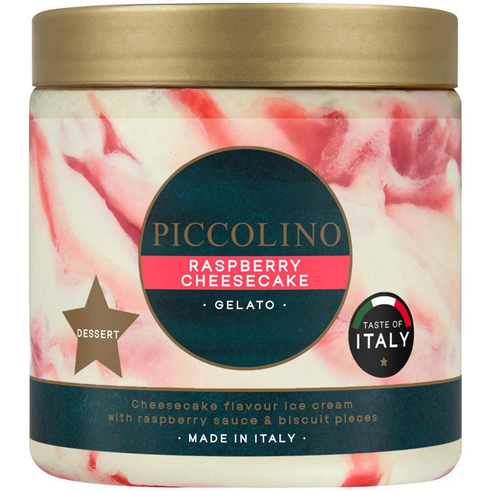 Piccolino Raspberry Cheesecake Gelato 330g