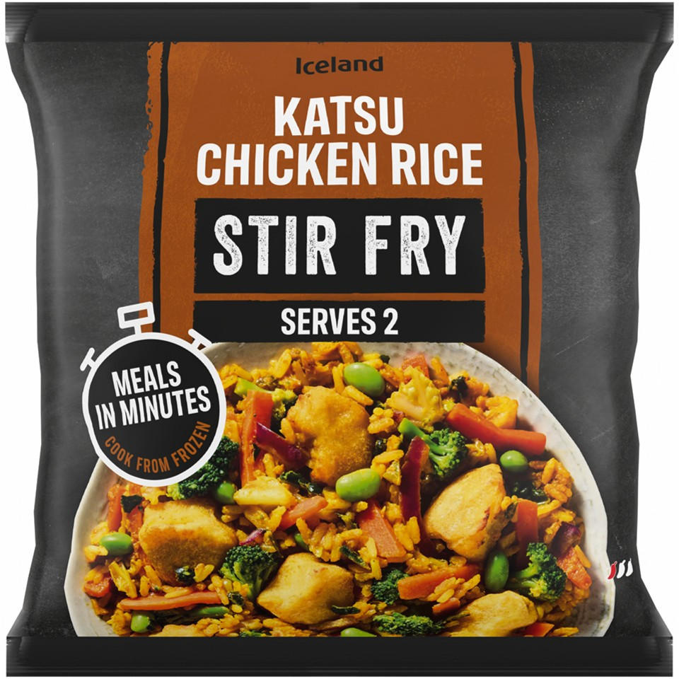 Iceland Katsu Chicken Rice Stir Fry 750g