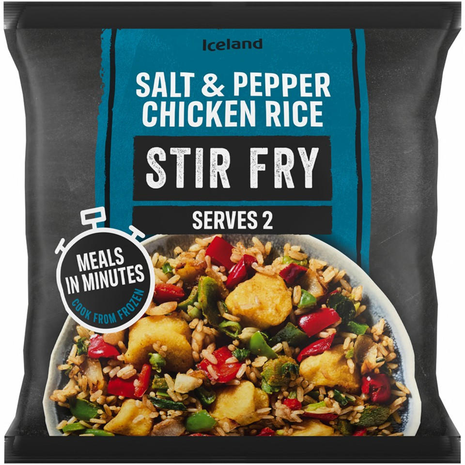 Iceland Salt & Pepper Chicken Rice Stir Fry 750g