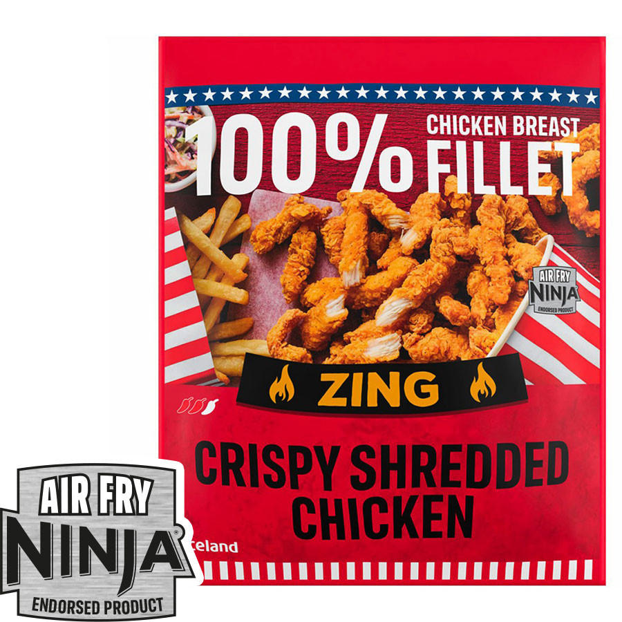 Iceland Zing Crispy Shredded Chicken 450g