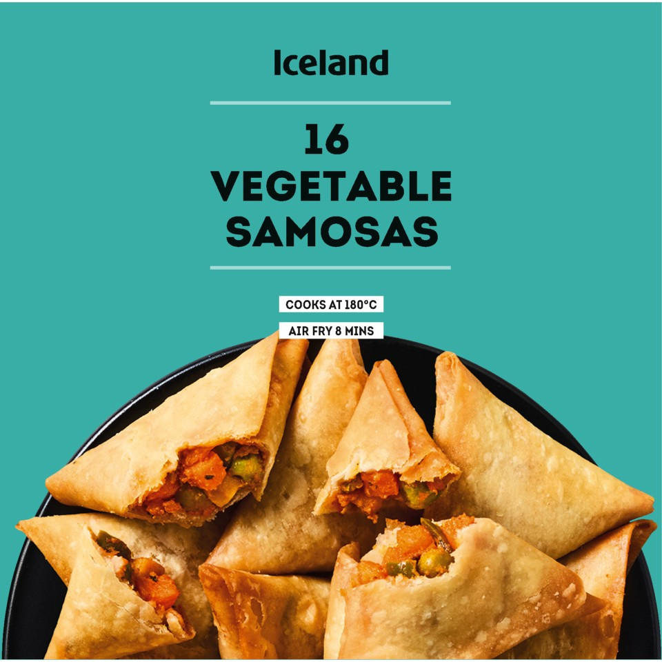 Iceland 16 (APPROX.) Vegetable Samosas 240g