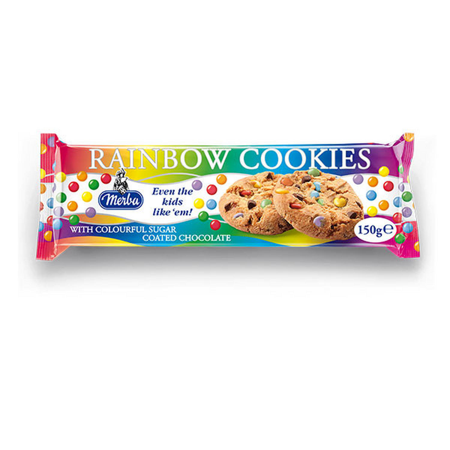 Merba Rainbow Cookies 150g