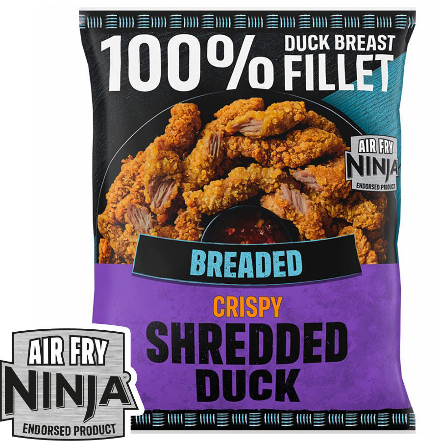 Iceland Breaded Crispy Shredded Duck 400g