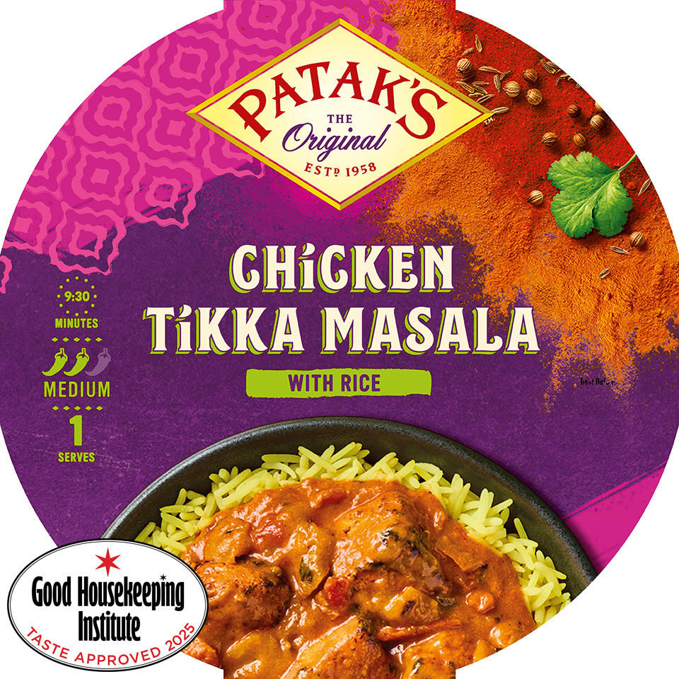 Patak's Chicken Tikka Masala with Rice 400g