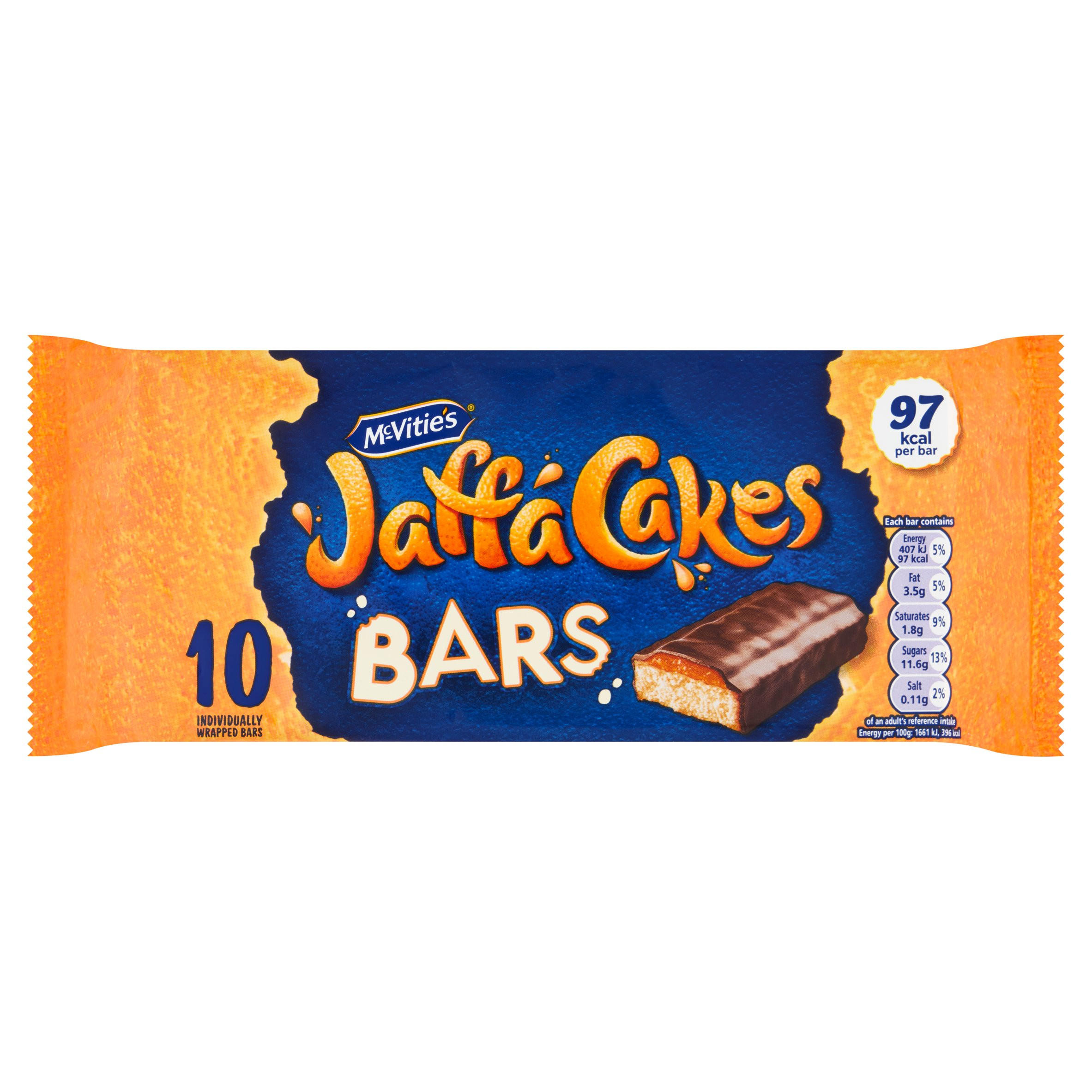 McVitie's Jaffa Original Cake Bar Multipack 10 x 24.5g, 245g