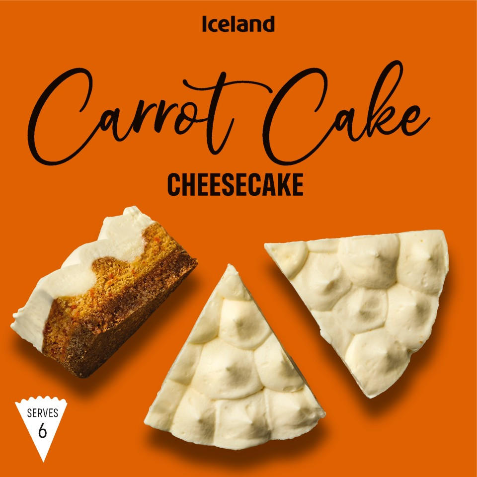Iceland Carrot Cake Cheesecake 390g