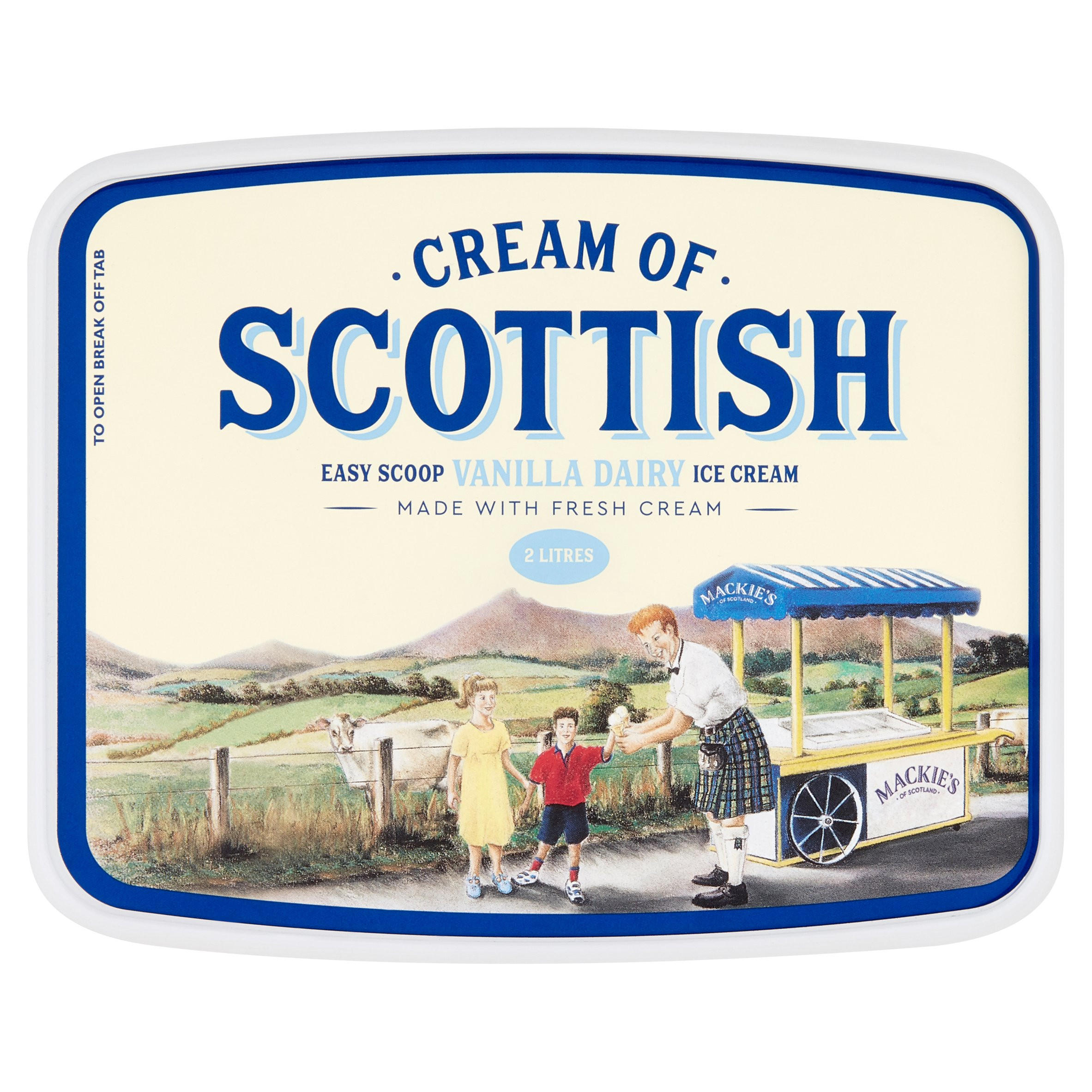 Mackie's of Scotland Cream of Scottish Easy Scoop Vanilla Ice Cream