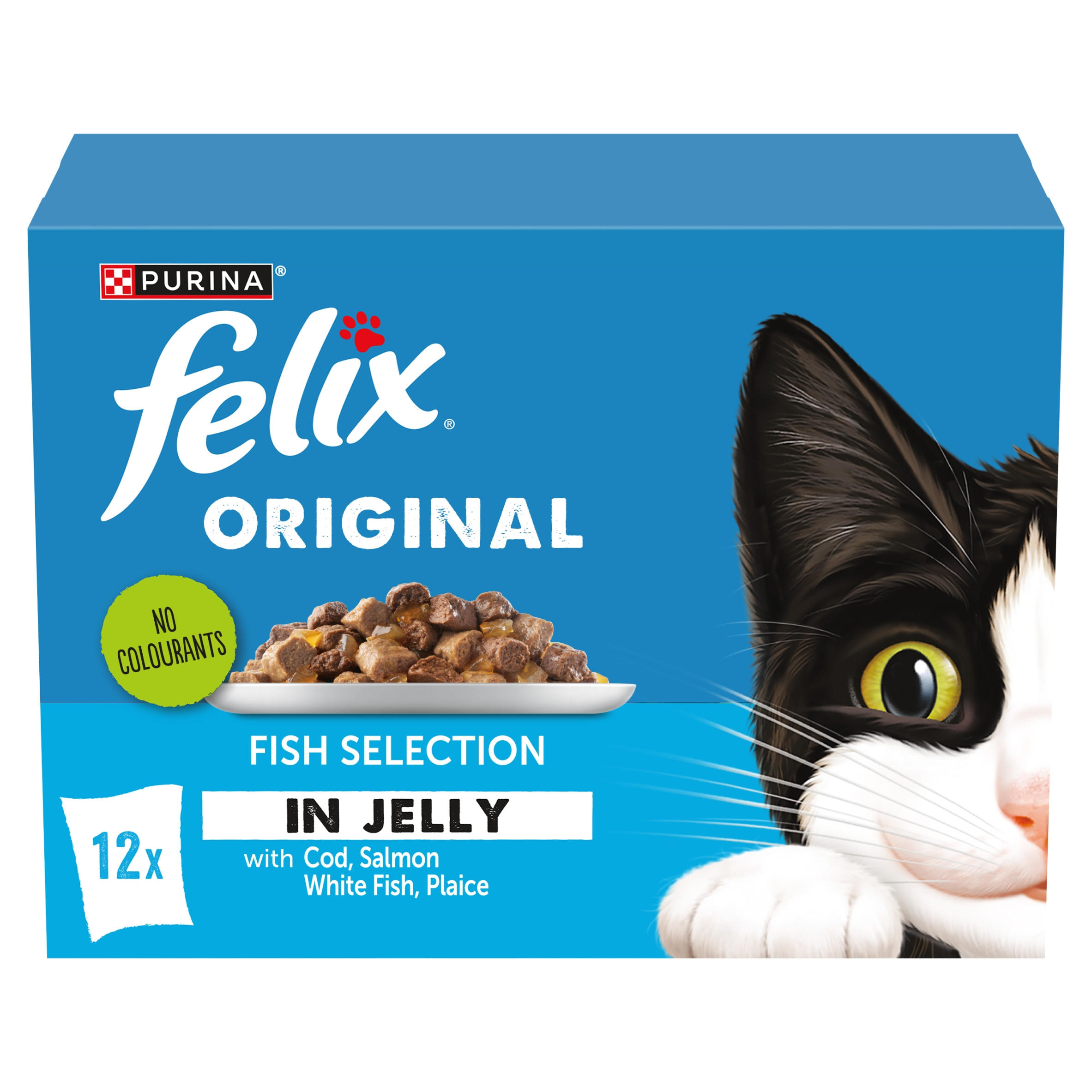 FELIX Original Fish Selection in Jelly Wet Cat Food 12x85g