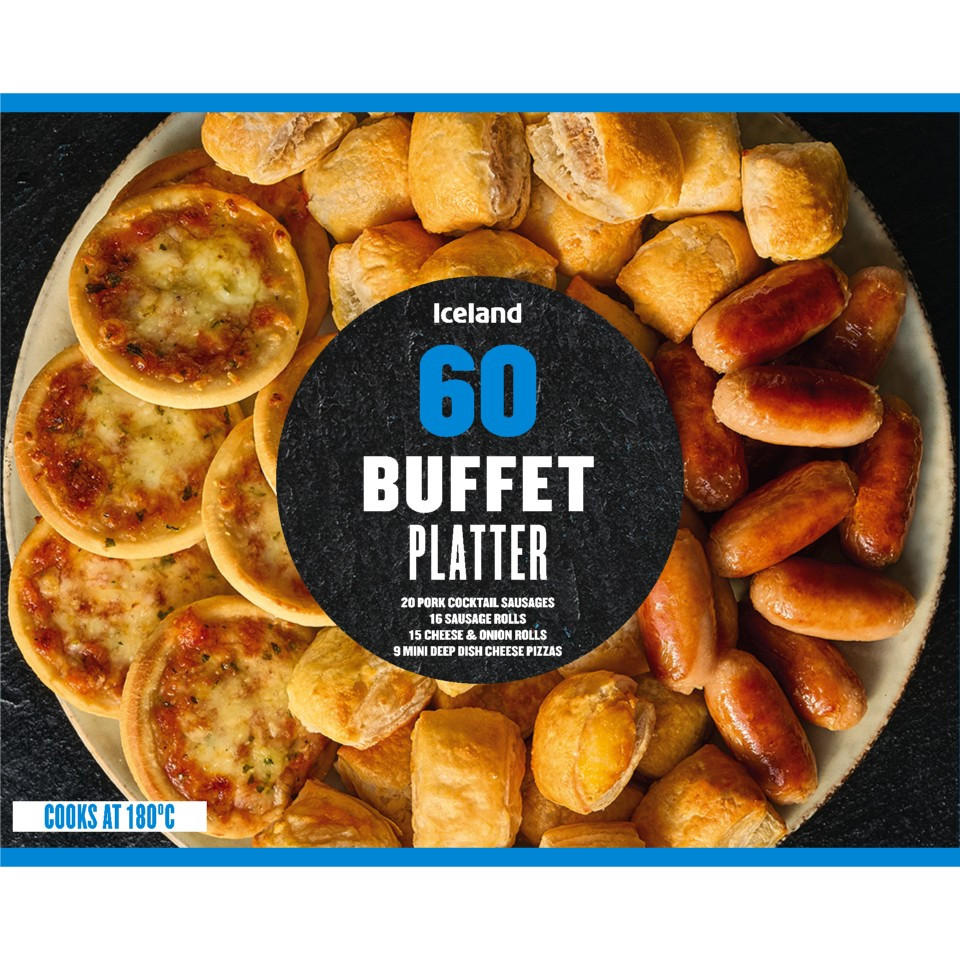 Iceland 60 (Approx.) Buffet Platter 979g