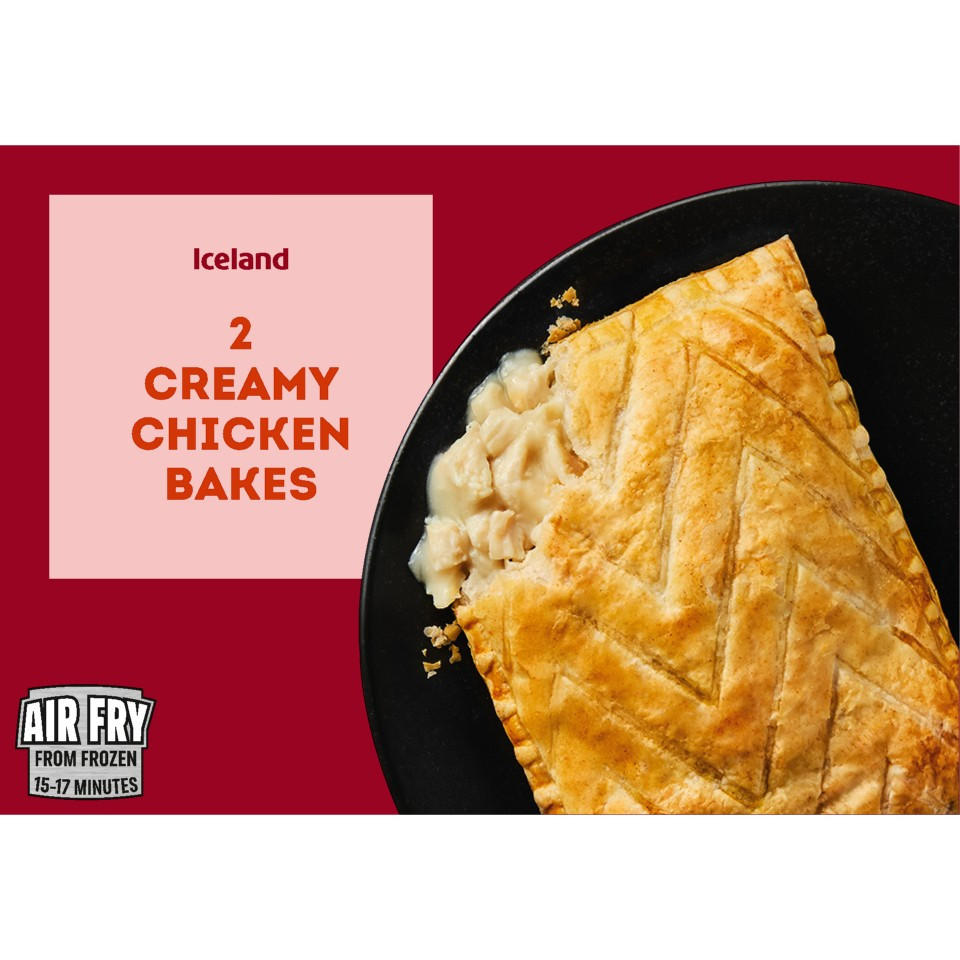Iceland 2 Creamy Chicken Bakes 260g