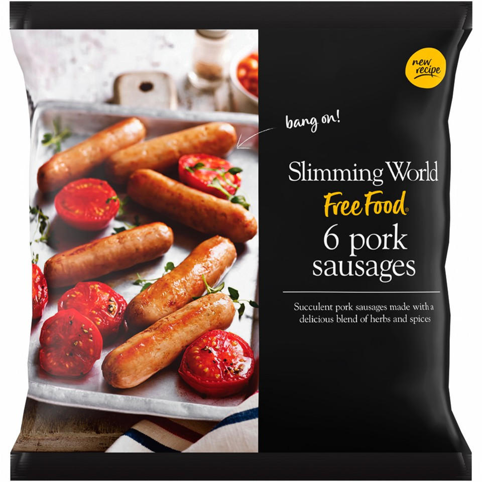 Slimming World 6 Pork Sausages 360g
