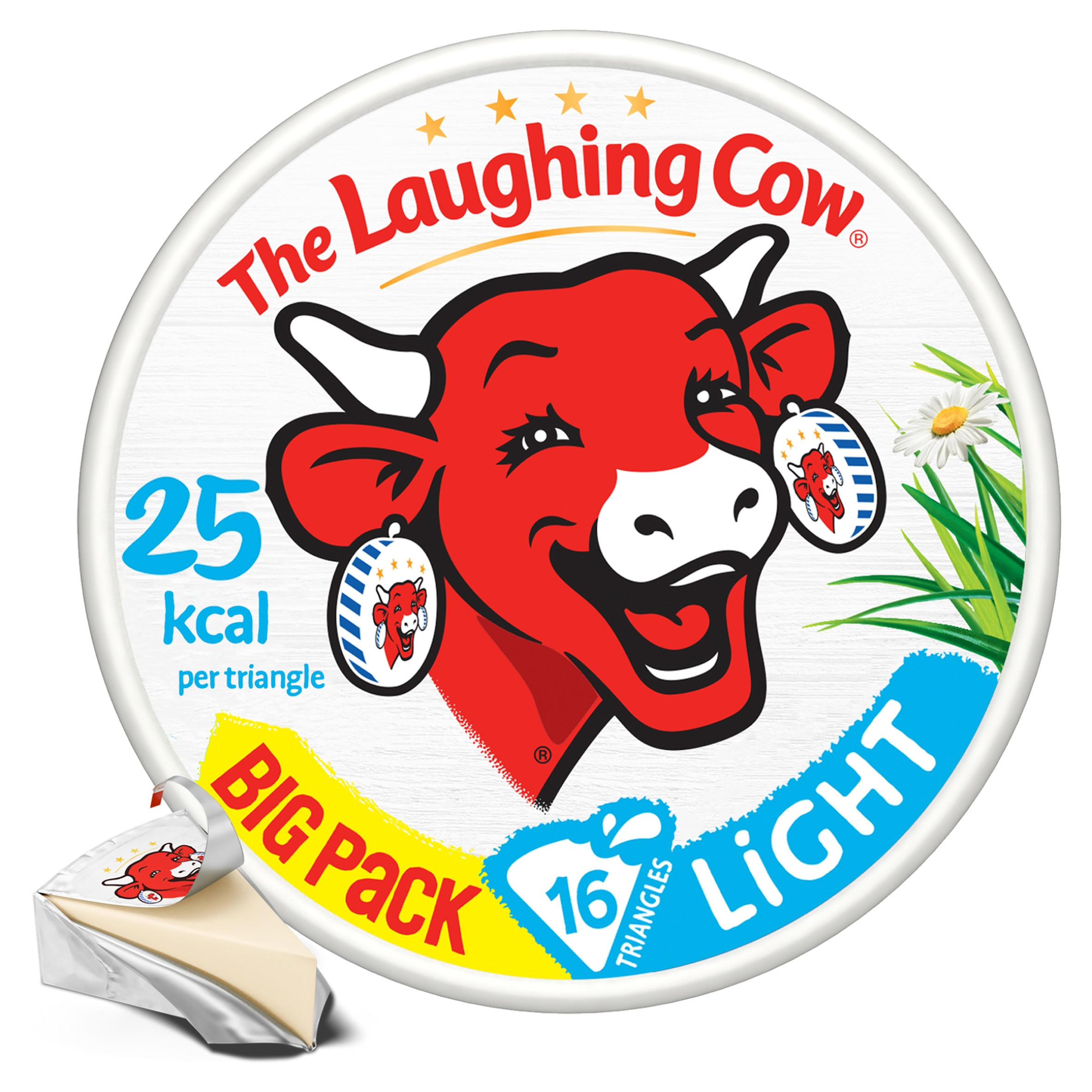 The Laughing Cow Light Cheese Spread Triangles x16 267g