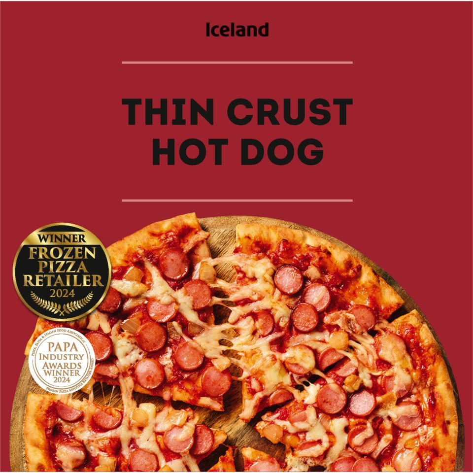 Iceland Thin Crust Hot Dog 317g
