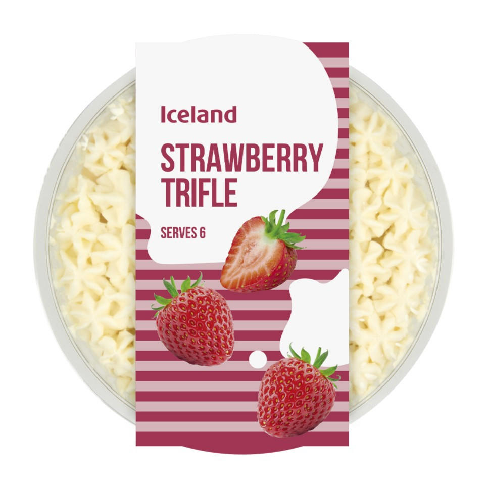 Iceland Strawberry Trifle 600g
